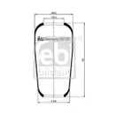 FEBI BILSTEIN 20720 Luftfederbalg für MERCEDES-BENZ, VOLVO, MAN