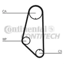 CONTINENTAL CTAM CT732WP1 Zahnriemen Kit + Wasserpumpe