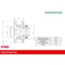 FAG 713 6189 80 Radlagersatz