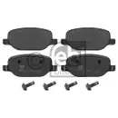 FEBI BILSTEIN 16851 Bremsbelagsatz für ALFA, LANCIA