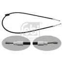 FEBI BILSTEIN 34904 Handbremsseil für MERCEDES-BENZ