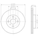 TEXTAR 92077203 Bremsscheiben 2 Stück TOYOTA