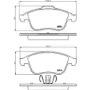 Textar Bremsenset Scheiben Ø296 Beläge vorn Megane III Laguna III Scénic III