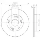 TEXTAR 92224103 Bremsscheiben 2 Stück HONDA
