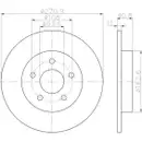 Textar Bremsenset Bremsscheiben Ø271 voll Bremsbeläge hinten Ford Focus