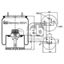 FEBI BILSTEIN 20341 Luftfederbalg