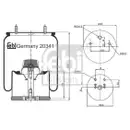 FEBI BILSTEIN 20341 Luftfederbalg
