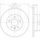 TEXTAR 92205703 Bremsscheiben 2 Stück OPEL