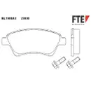 FTE BL1900A3 Scheibenbremsbelag-Satz