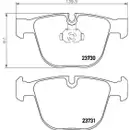 Textar Bremsbeläge hinten + Warnkontakt BMW 5er E60 6er E63 Cabriolet E64