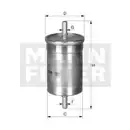 MANN-FILTER WK 52/1 Kraftstoffilter