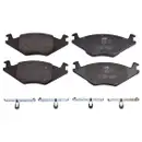 Febi Bremsscheiben Bremsbeläge Vorne für Seat Ibiza 2 6K1 VW Golf 2
