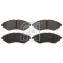 FEBI BILSTEIN 16721 Bremsbelagsatz für CHEVROLET, DAEWOO