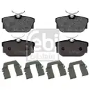 FEBI BILSTEIN 16382 Bremsbelagsatz für VW