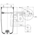 FEBI BILSTEIN 20941 Luftfederbalg