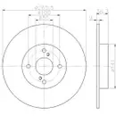 TEXTAR 92169203 Bremsscheiben 2 Stück TOYOTA
