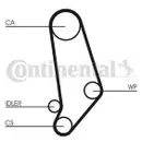 CONTINENTAL CTAM CT539WP1 Zahnriemen Kit + Wasserpumpe