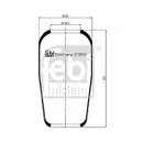 FEBI BILSTEIN 20884 Luftfederbalg