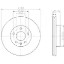 TEXTAR 92074203 Bremsscheiben 2 Stück VW