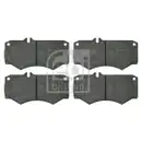 FEBI BILSTEIN 16033 Bremsbelagsatz für MERCEDES-BENZ, VW
