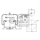 FEBI BILSTEIN 35679 Luftfederbalg für MERCEDES-BENZ