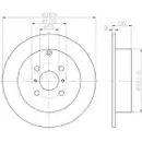 TEXTAR 92126203 Bremsscheiben 2 Stück TOYOTA