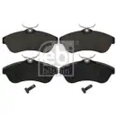 FEBI BILSTEIN 16591 Bremsbelagsatz für CITROËN