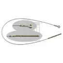 FEBI BILSTEIN 01969 Handbremsseil für MERCEDES-BENZ