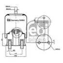 FEBI BILSTEIN 39992 Luftfederbalg für MERCEDES-BENZ