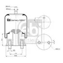 FEBI BILSTEIN 39992 Luftfederbalg für MERCEDES-BENZ