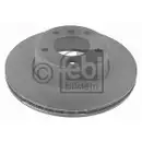 Original Febi Bilstein Bremsenset Scheiben 296 mm Bremsbeläge Warnkontakt vorn 5