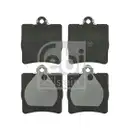 Original Febi Bilstein Bremsenset Scheiben 278 mm voll Bremsbeläge hinten C-Klas