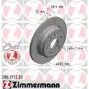 ZIMMERMANN 280.3172.00 Bremsscheiben 2 Stück