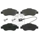 FEBI BILSTEIN 16841 Bremsbelagsatz für FIAT, FORD
