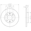 TEXTAR 92092803 Bremsscheiben 2 Stück PEUGEOT