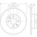 TEXTAR 92175103 Bremsscheiben 2 Stück DACIA