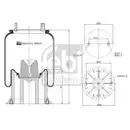 FEBI BILSTEIN 39849 Luftfederbalg