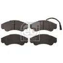 FEBI BILSTEIN 16663 Bremsbelagsatz für PEUGEOT, CITROËN, FIAT