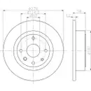 TEXTAR 92225103 Bremsscheiben 2 Stück CHEVROLET