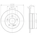TEXTAR 92059503 Bremsscheiben 2 Stück MERCEDES-BENZ