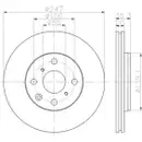 TEXTAR 92141903 Bremsscheiben 2 Stück TOYOTA