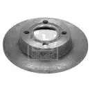 FEBI BILSTEIN 09078 Bremsscheiben 2 Stück hinten für AUDI