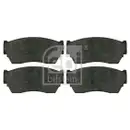FEBI BILSTEIN 16204 Bremsbelagsatz für NISSAN