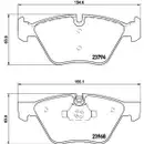 Original Textar Bremsbeläge vorn + Warnkontakt BMW 3er Touring Coupe Cabrio