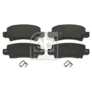FEBI BILSTEIN 16577 Bremsbelagsatz für TOYOTA