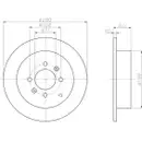 TEXTAR 92080703 Bremsscheiben 2 Stück PEUGEOT