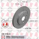 ZIMMERMANN 610.3718.20 Bremsscheiben 2 Stück VOLVO