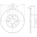 TEXTAR 92034203 Bremsscheiben 2 Stück FIAT