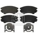 FEBI BILSTEIN 16892 Bremsbelagsatz für OPEL, VAUXHALL, SAAB, CHEVROLET