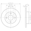 TEXTAR 92075303 Bremsscheiben 2 Stück FORD
